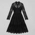 Evelyn Lace Midi Dress