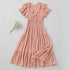 Clara Ruffled Georgette Dress
