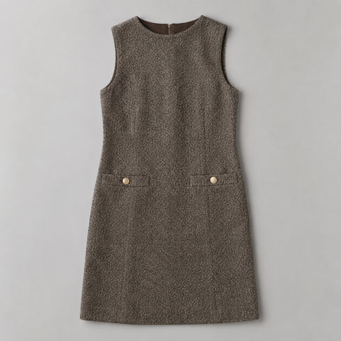 Helena Tweed Shift Dress