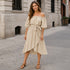 Rosalie Off-Shoulder Linen Dress