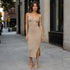 Maeve Ribbed Knit Midi Dress