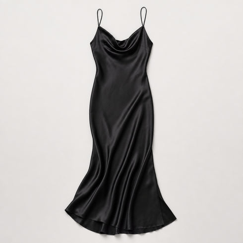 Dlsotb Silk A-Line Midi Dress