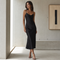 Dlsotb Silk A-Line Midi Dress
