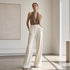 Dlsotb High-Waisted Wide-Leg Trousers